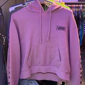 Women’s hoodie with checkered sleeve